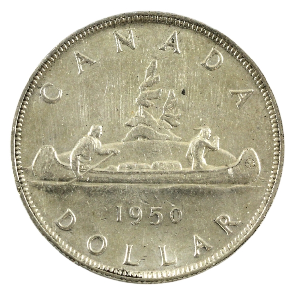 Silver $1 1950 Arnprior EF45