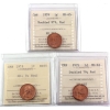 Image 1 : 1-cent 1979 Varieties ICCS MS65 Red. 3pcs.