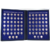 Image 1 : USA Jefferson Nickels 1938-2013 Bulk Collection in Deluxe Album. 77pcs. 