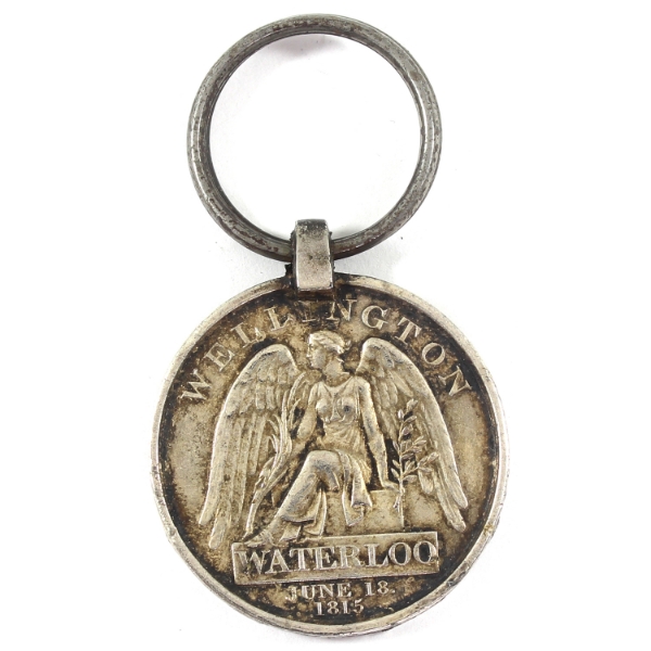 Great Britain 1816 Battle of Waterloo, NAMED: William Rose 1rst Battalion 40th Reg. of Foot, 35.5mm