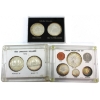 Image 1 : 1965-1967 Coin Sets in Vintage Holders. 3 Sets. 