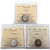 Image 1 : 10-cent 1955, 1956, & 1957 ICCS PL65 Cameo. 3pcs.