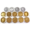 Image 2 : Bulk Lot of Great Britain & USA Gold & Silver Plated Crowns & Medallions. 14pcs.