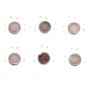 Image 2 : Bulk Lot of 10-cent 1885-1893 AG to G-VG. 6pcs.