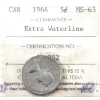Image 1 : 5-cent 1964 Extra Waterline ICCS MS63