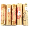 Image 1 : 1965 & 1967 1-cent Rolls of 50pcs in Original Holders. 5 Rolls