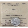 Image 1 : 10-cent 1956 Dot ICCS MS65