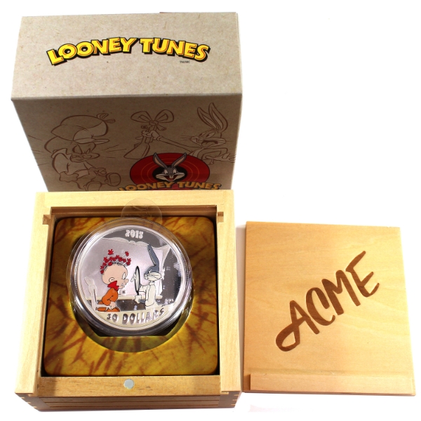 2015 $30 Looney Tunes - The Rabbit of Seville 2oz .9999 Fine Silver (Tax Exempt)
