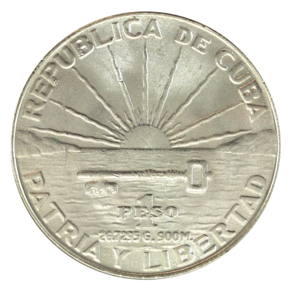 Cuba 1953 Peso Choice BU