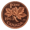 Image 2 : 1-cent 1963 ICCS PL67 Ultra Heavy Cameo Red