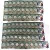 Image 1 : 59x 2000 25-cent Millennium - Wisdom Coin in Card Issued by RCM. 59pcs. 
