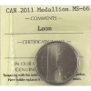 Image 1 : 2011 RCM Loon Test Token ICCS MS66