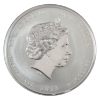 Image 2 : 5oz Australia 2013 $8 Year of the Snake .999 Fine Silver Coin (Tax Exempt)