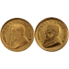 Image 2 : South Africa Gold 1981 1/10 Krugerrand & 1983 1/4 Krugerrand 2-coin Set in Original Red Box.