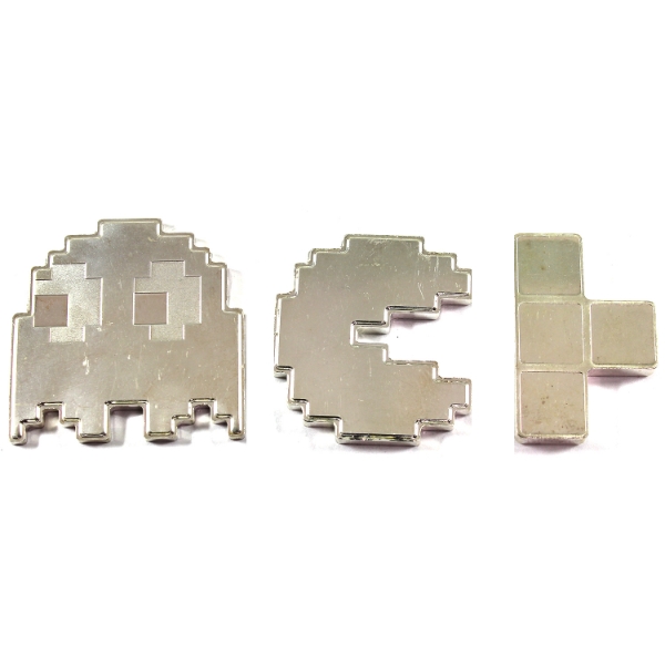 3x 1oz Niue 2021-2023 Tetris & Pacman .999 Fine Silver Shaped Bars. 3pcs (Tax Exempt)