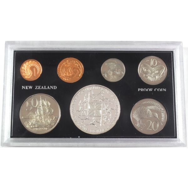 New Zealand 1974 Commonwealth Games 7-Coin Proof Set