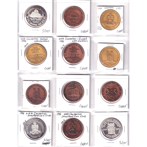 ONA 1990 to 1999 Bulk Collection of Medals & Memorabilia. 19pcs