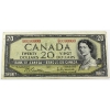 Image 1 : RADAR BC-41b-N1-ii 1954 $20 2-digit RADAR VF Beattie-Rasminsky SN: E/W0090900