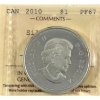 Image 3 : 2010 $1 Poppy Limited Edition Sterling Silver Dollar ICCS PF67