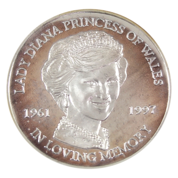 Lady Diana Commemorative Medal 1oz .999 Silver (Tax Exempt)