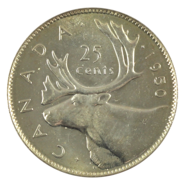 25-cent 1950 MS63