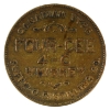 Image 1 : Buffalo Distilling Co. Four-Cee '4-C' Whiskey Canadian Type Good Luck Token