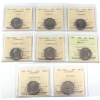 Image 1 : 25-cent 1999-2001 ICCS MS62 to MS63. 8pcs.