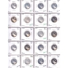 Image 1 : 25-cent 1999-2013 Bulk Collection Proof Silver In 2x20-Pocket Sheets. 40pcs. 