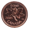 Image 2 : 1-cent 2005P Non Magnetic NBU ICCS MS67 Red