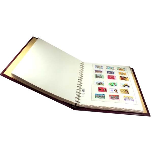 1952-1977 Silver Jubilee Commemorative Stamps of The British Commonwealth in Binder w/ Outer Sleeve
