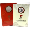 Image 1 : Beijing 2008 Olympic Torch Relay Commemorative Silver Plated Bronze Medallion 