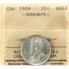 Image 1 : 25-cent 1929 ICCS MS62