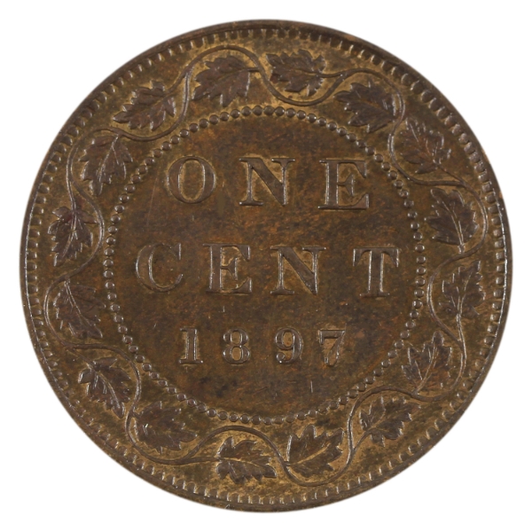 1-cent 1897 Choice BU Lustrous Brown 