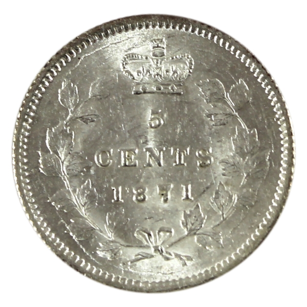 5-cent 1871 UNC+