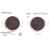 Image 1 : 1815 Spread Eagle & Undated Wellington Half Penny Tokens. 2pcs