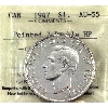 Image 1 : Silver $1 1947 Pointed 7, Dbl HP ICCS AU55