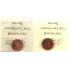 Image 2 : 1-cent 2005 & 2005P ICCS MS67 Red. 2pcs.
