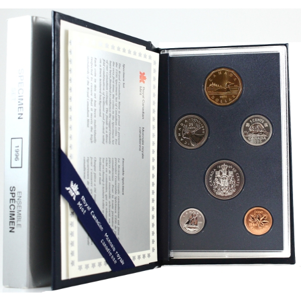 Special Issue 1996 Specimen set CAW/TCA Canada Local 1839 Merry Christmas w/ Original RCM Packaging
