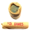 Image 1 : 10-cent 1968 Silver Original Roll of 50pcs