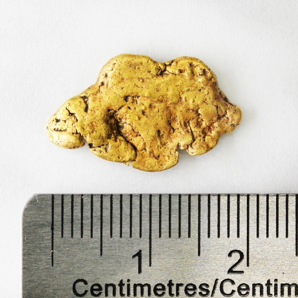 2.962g Natural Gold Nugget, 22.5 carat (94.2% XRF)