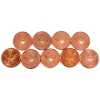 Image 2 : 9x 1oz Assorted Dinosaurs .999 Fine Copper Rounds. 9pcs