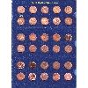 Image 5 : 1-cent 1920-1999 Collection in Vintage Whitman Album. 85pcs
