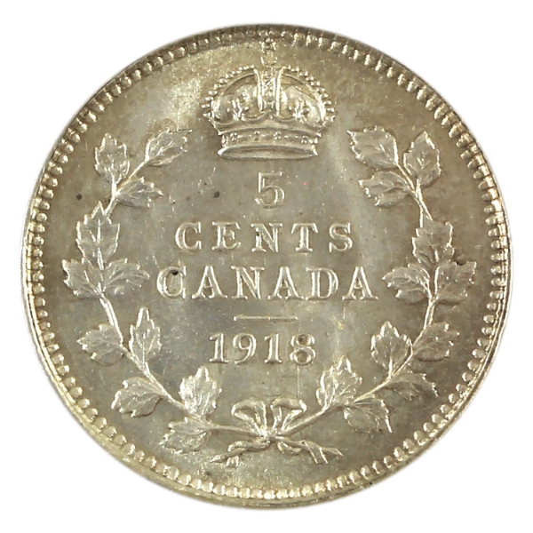 5-cent 1918 Choice BU