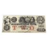 Image 4 : 380-10-10-12a 1858 $2 International Bank of Canada Large Blue SN, Red Protectors Legacy CUNC64 Fitch