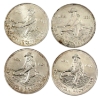  1oz 1982, 1984, 1985 & 1986 Vintage Engelhard The American Prospector .999 Fine Silver Rounds. 4pcs