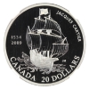 Image 2 : 2009 $20 475th Ann. of Jacques Cartier's Arrival NGC PF70 Ultra Cameo Fine Silver Coin (Tax Exempt)