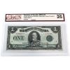 Image 1 : DC-25j 1923 $1 Green Seal Group 2 Series C BCS VF25 McCavour-Saunders SN:C2854548 Check Letter B