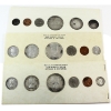 Image 1 : 1960 Proof Like Sets in Original White Card, Still Sealed with Original Pilofilm Plastic. 3pcs.