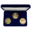 Image 1 : National Collector's Mint USA 1933 Gold Plated Silver Eagle Copy 3-Coin Set