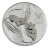 Image 1 : 2oz Australia 2020 $2 Lunar Series III Year of the Mouse .9999 Fine Silver Coin (Tax Exempt)